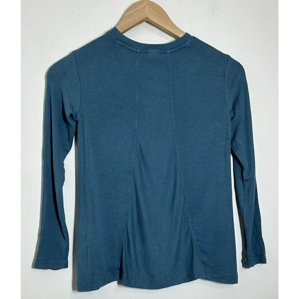 Athleta Girl Long Sleeve Thumbholes Ribbed Top Shirt Size S/7
